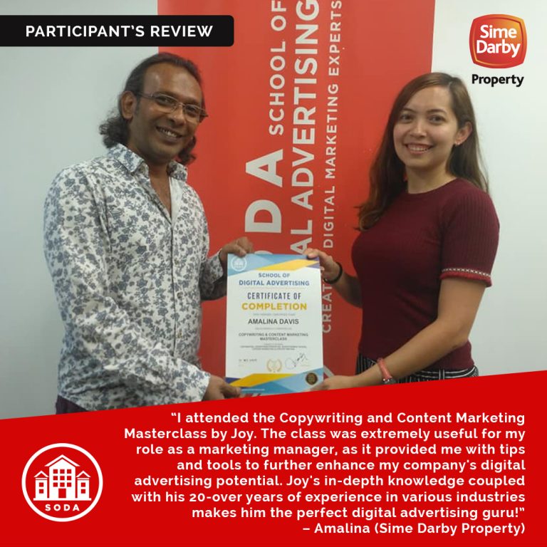 Copywriting & Content Marketing Course in Malaysia